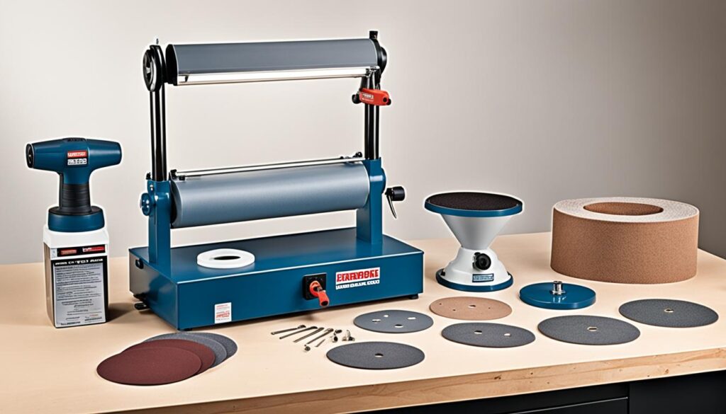 benchtop sander accessories