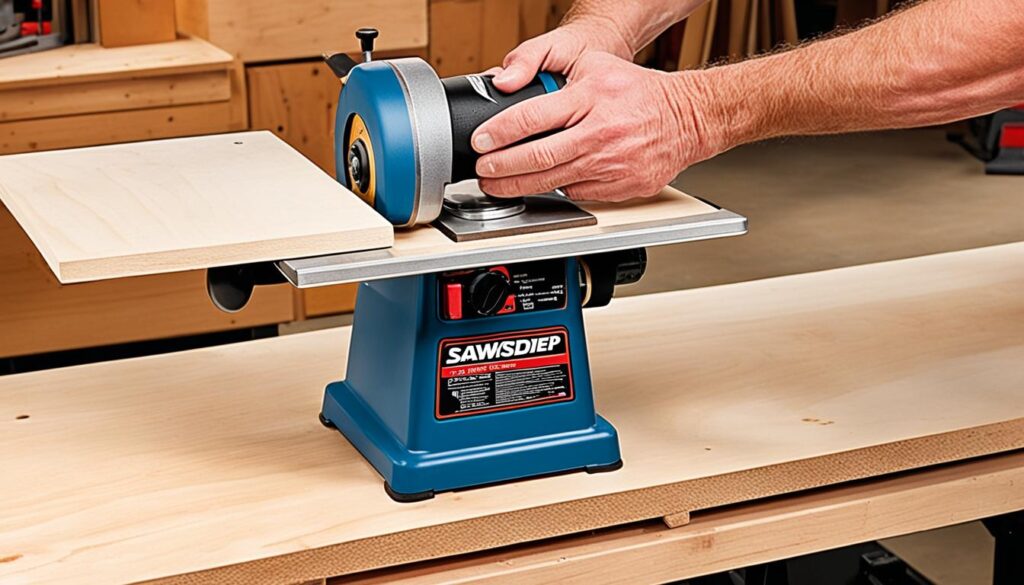 compact benchtop sander